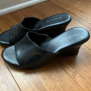 Easy Spirit Black Wedges, Size 8.5